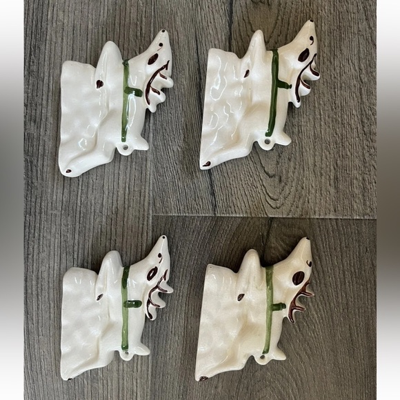 Vintage Christmas MCM Retro Deer Sleigh Art Pottery Rio Hondo Ceramic Reindeer - Picture 2 of 12